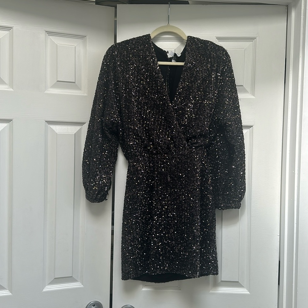 & Other Stories Sequin Mini Dress